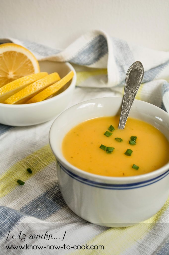 Крем супа от картофи и тиква
