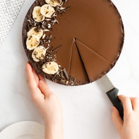 Веган шоколадов тарт без глутен
