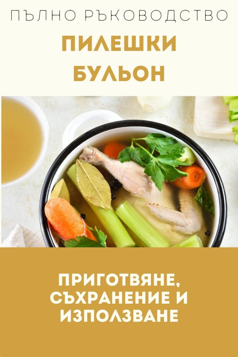 Пилешки бульон - как се приготвя, как да го съхраним, за какво да го използваме