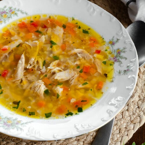 Пилешка супа с ориз